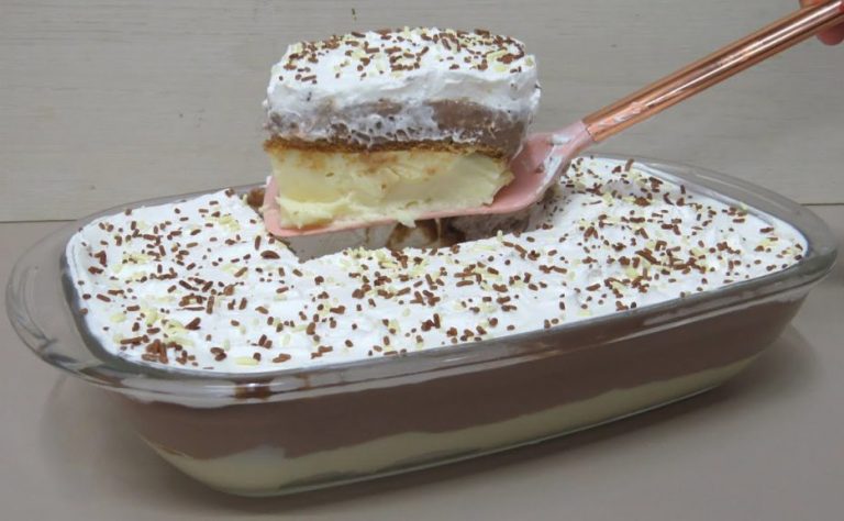 Zmrzlinová pěna s piškoty: Nejjednodušší a nejchutnější letní koláč ...